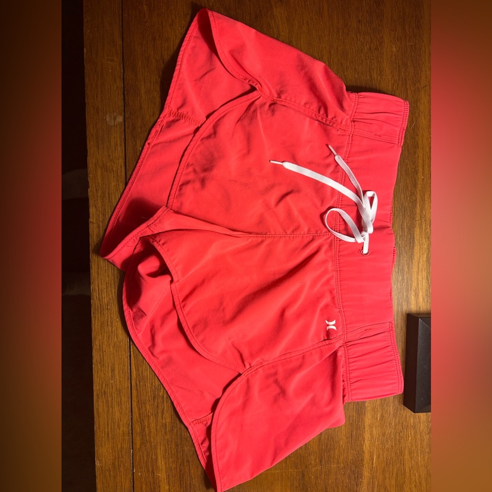 Hurley shorts. High waisted. High cut. Great for summer workouts.